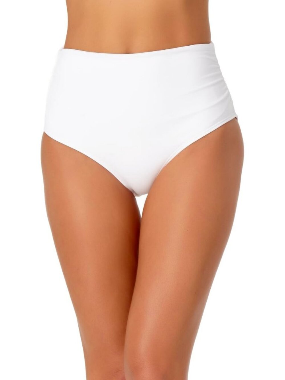 Convertible High Waisted Foldover Swim Bottoms - Stylish & Versatile Swimwear